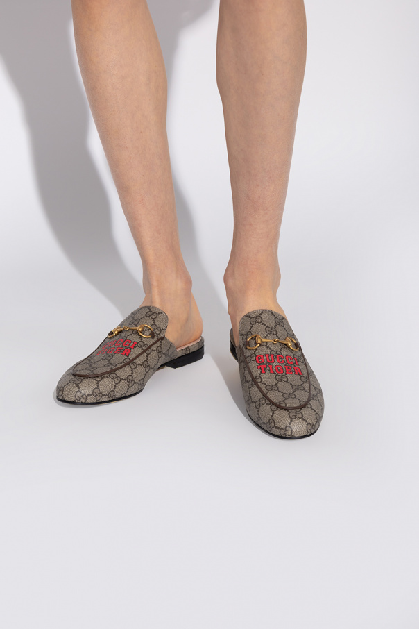 Gucci princetown loafer sales in tian garden print